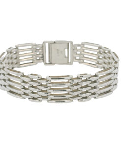 Vintage Sterling Silver Five Bar Gate Bracelet dated 1979
