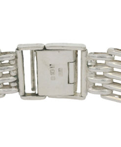 Vintage Sterling Silver Five Bar Gate Bracelet dated 1979