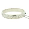 Vintage Sterling Silver Engraved Bangle