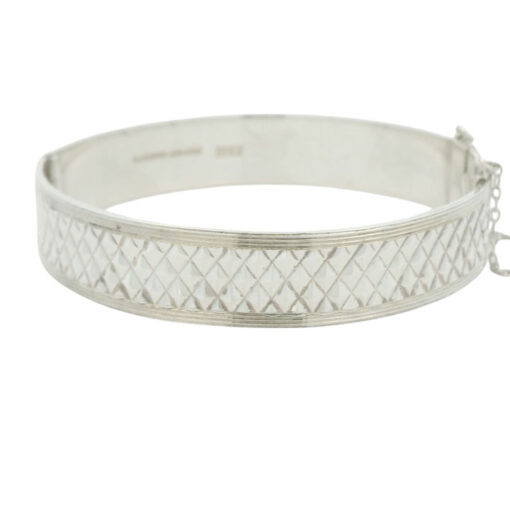 Vintage Silver Pyramid Bangle