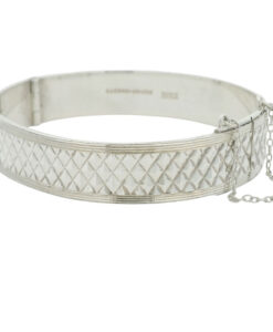 Vintage Silver Pyramid Bangle