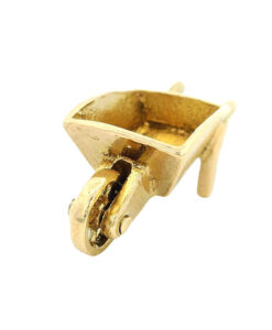 Vintage 9ct Gold Moving Wheel Barrow Charm