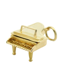 9ct Gold Opening Grand Piano Charm