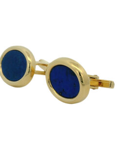 Vintage 18ct gold Lapis Lazuli Cufflinks