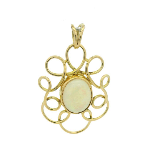 Vintage 18ct Opal Pendant