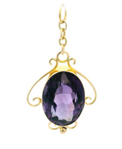 Gold Amethyst Pendant pre 1932