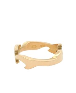 Georg Jensen Rose Gold Fusion Centre Ring