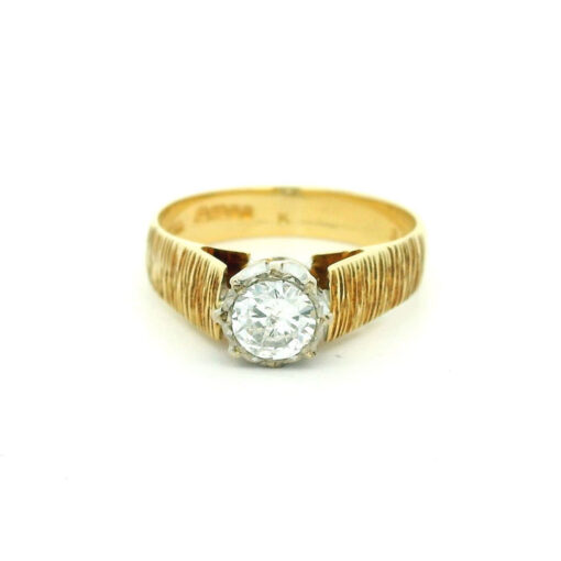 Vintage 18ct Gold .36ct Diamond Solitaire Ring