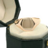 Antique 9ct Rose Gold Hexagonal Signet Ring