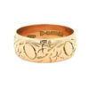 Antique 9ct Rose Gold Wedding Ring Chester 1919