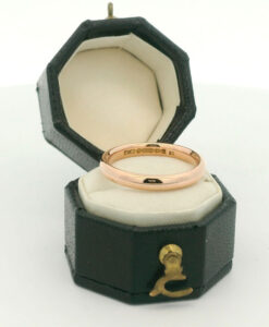 Vintage 9ct Rose Gold Wedding Ring dated 1941