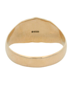 Antique 9ct Gold Shield Signet Ring dated 1916