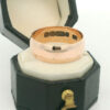 Antique 9ct Rose Gold Wedding Ring dated 1916