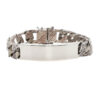 Vintage Sterling Silver Gents ID Curb Bracelet