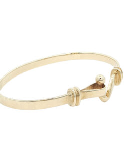 Solid 9ct Gold Childs Bangle