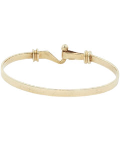 Solid 9ct Gold Childs Bangle