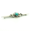 Georg Jensen Sterling Silver Turquoise Brooch #224B