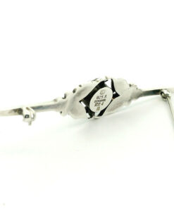 Georg Jensen Sterling Silver Turquoise Brooch #224B
