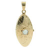Vintage 9ct Gold Opal Locket
