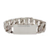 Sterling Silver Gents ID Curb Bracelet