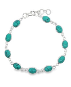 Sterling Silver Turquoise Bracelet