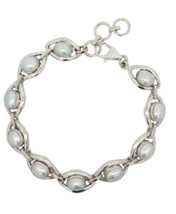 Sterling Silver Pearl Bracelet