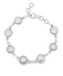 Sterling Silver Pearl Bracelet