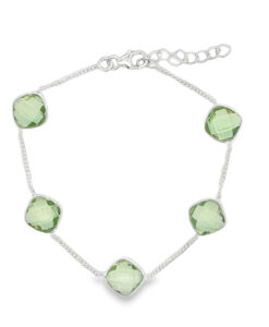 Sterling Silver Peridot Bracelet