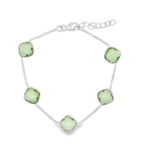 Sterling Silver Peridot Bracelet