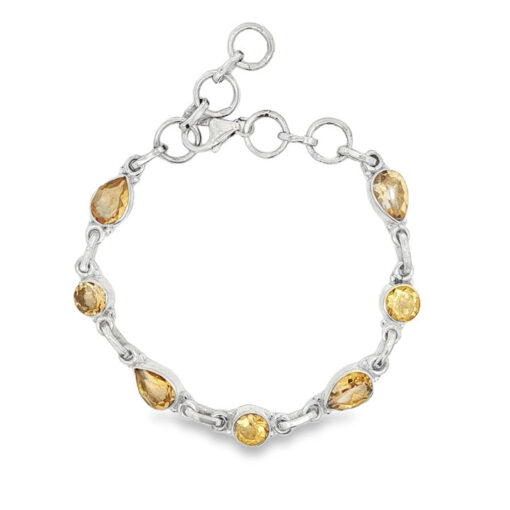 Sterling Silver Citrine Bracelet