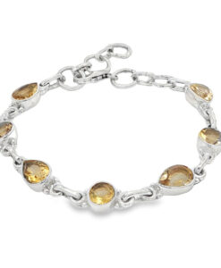 Sterling Silver Citrine Bracelet