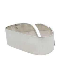 Robert Edgar Stone Sterling Silver Napkin Ring