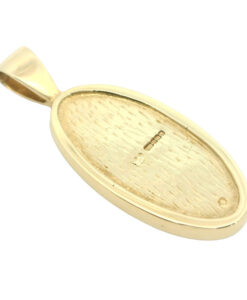 9ct Yellow Gold Blue John Pendant