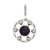 Sterling Silver Amethyst Pendant – Aksel Holmsen, Norway (c.1950s–60s)