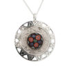Scottish Caithness Jewellery Sterling Silver Millefiori Glass Pendant