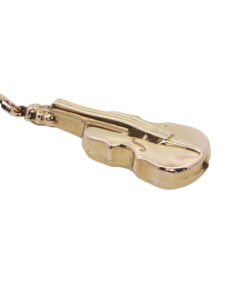 Vintage 9ct Gold Violin Pendant by Georg Jensen dated 1972