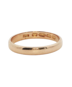 Antique 22ct gold wedding band ring