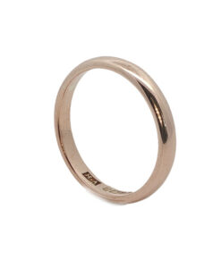 Vintage 9ct Rose Gold Wedding Ring