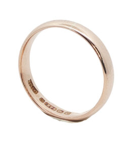 Vintage 9ct Rose Gold Wedding Ring