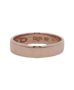 CLOGAU CARIAD 9ct Rose Gold Wedding Band Ring