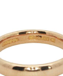 Antique 22ct Gold Wedding Band Ring 4mm