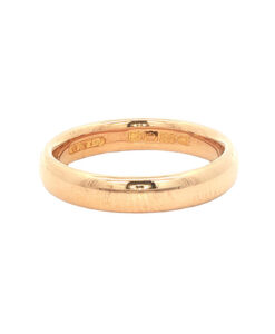 Antique 22ct Gold Wedding Band Ring 4mm