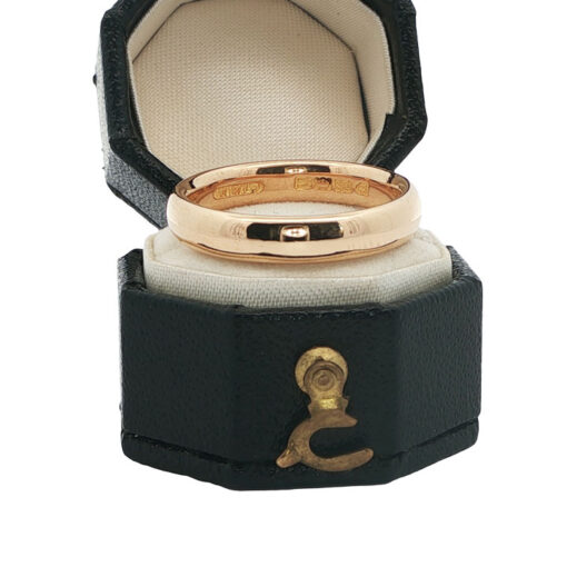 Antique 22ct Gold Wedding Band Ring 4mm