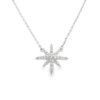 Sterling Silver Sparkling Star Necklace