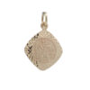 9ct gold st christopher pendant