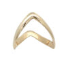 Vintage 9ct Gold Full Wishbone Ring