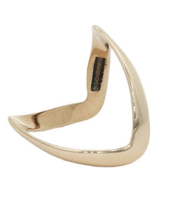 Vintage 9ct Gold Full Wishbone Ring