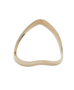 Vintage 9ct Gold Full Wishbone Ring