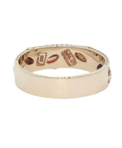 Black Hills Gold Grape & Leaf Vine Band Ring
