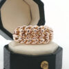9ct rose gold keeper ring